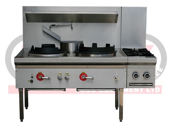 2 GAS OPEN BURNER CLIP ONTO GAS WOK