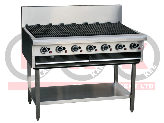 LKK GAS CHAR GRILL W/STAND-1200MM