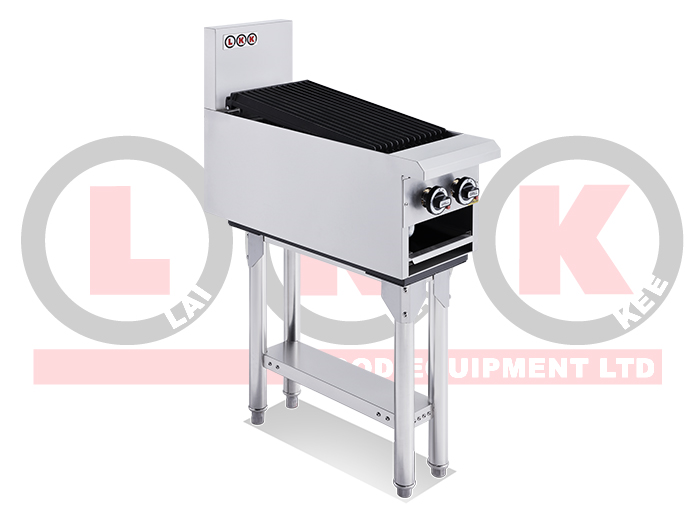 LKK 2 BURNER GAS CHAR GRILL W/STAND-300MM
