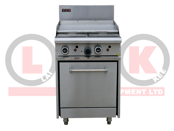 600mm GAS GRIDDLE + STD OVEN