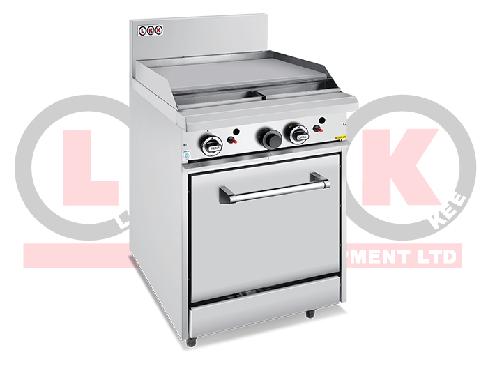 600mm GAS GRIDDLE + STD OVEN