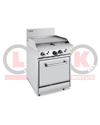 600mm GAS GRIDDLE + STATIC OVEN
