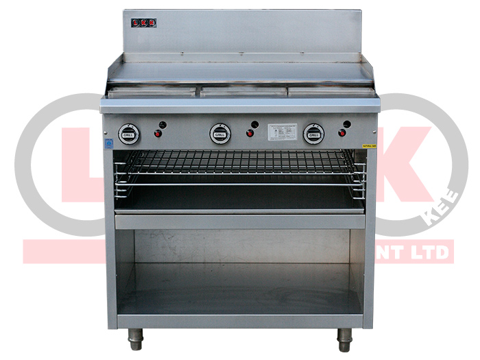 900mm GAS GRIDDLE + TOASTER