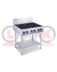 6 GAS OPEN BURNER COOKTOP WITH LEGS